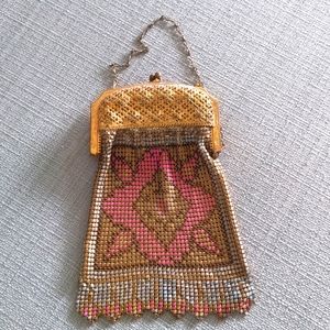 1920s chainmail flapper small evening purse